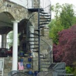 Sierra Remodeling added beautiful cast iron spiral stairs
