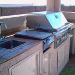 Sierra Remodeling Southwest styled outdoor kitchen in gazebo
