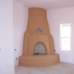 Kiva fireplace completed